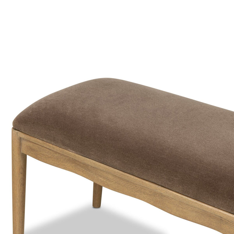 Marie Accent Bench - Monte Mushroom