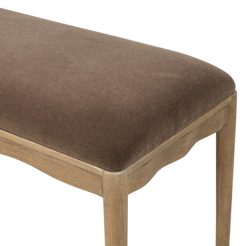 Marie Accent Bench - Monte Mushroom