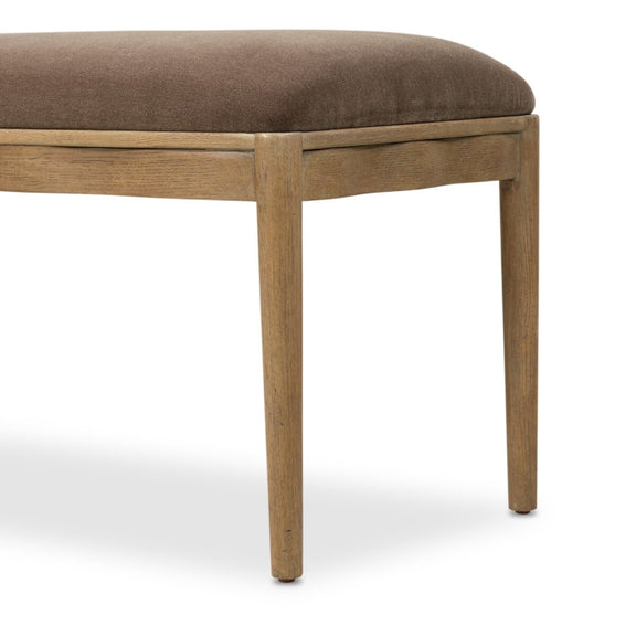 Marie Accent Bench - Monte Mushroom