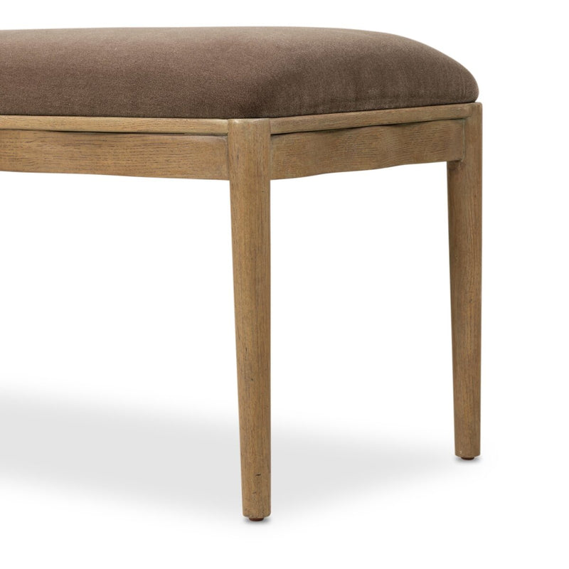 Marie Accent Bench - Monte Mushroom