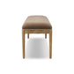 Marie Accent Bench - Monte Mushroom