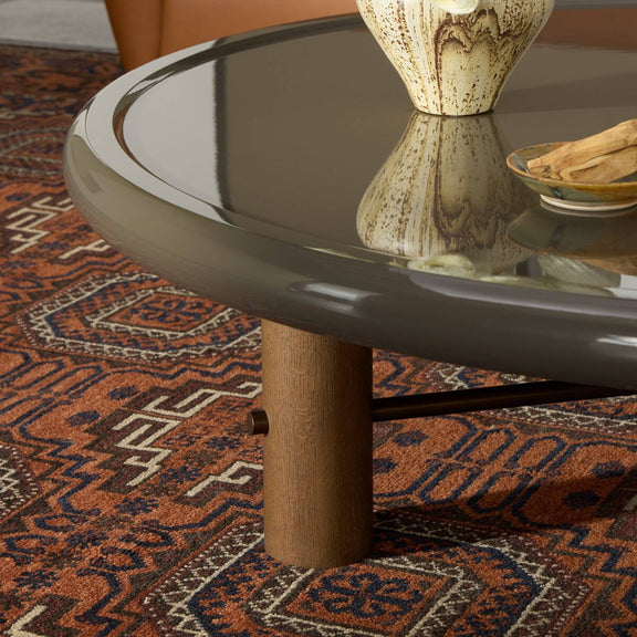 Zia Coffee Table - Olive Lacquer
