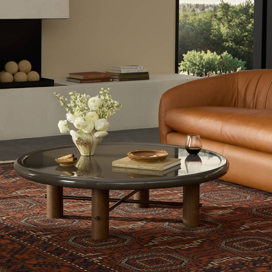 Zia Coffee Table - Olive Lacquer