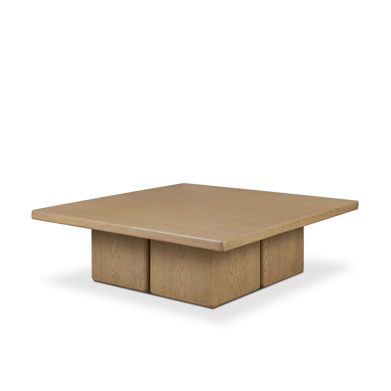 Pecos Coffee Table - Light Wash Oak Veneer