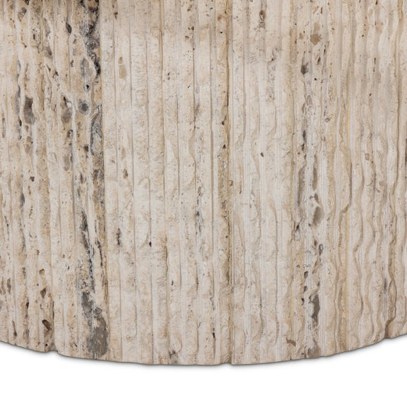 Angelo Coffee Table - White Travertine