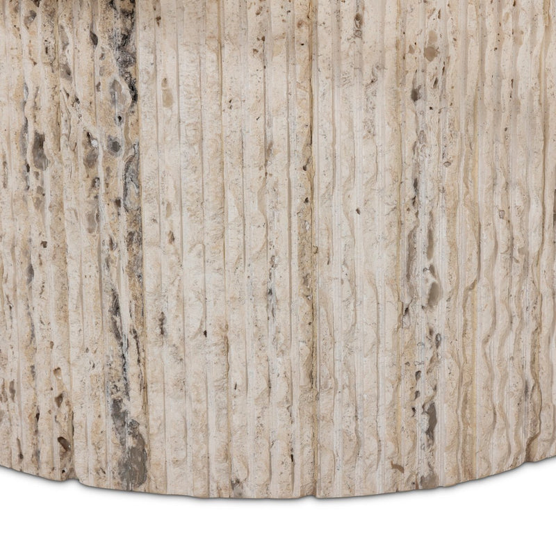 Angelo Coffee Table - White Travertine