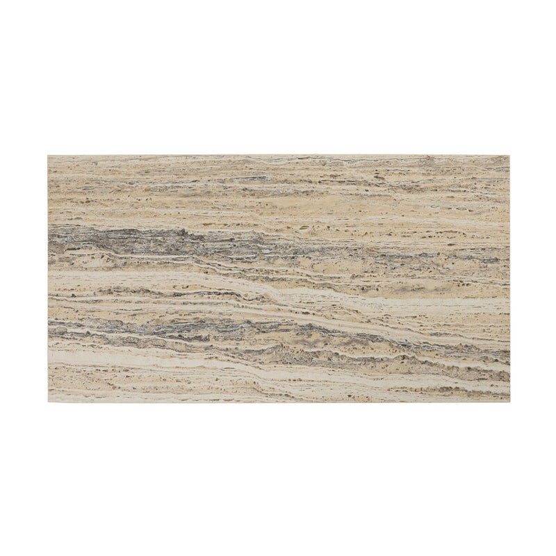 Angelo Coffee Table - White Travertine