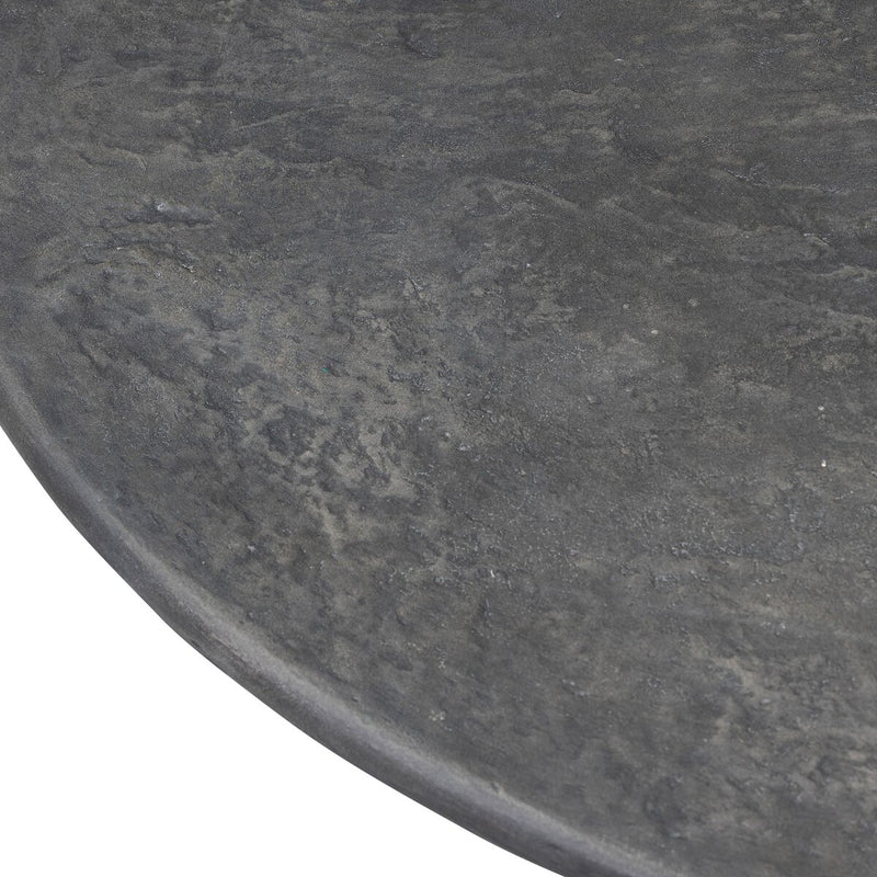 Bomba Coffee Table - Textured Black Concrete