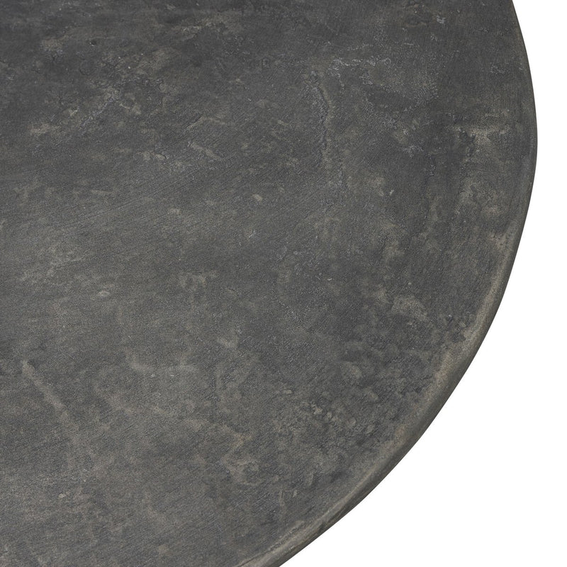 Bomba Coffee Table - Textured Black Concrete