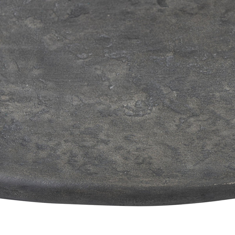 Bomba Coffee Table - Textured Black Concrete
