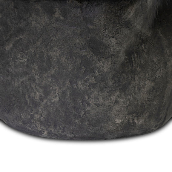 Bomba Coffee Table - Textured Black Concrete