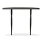 Lois Demilune Console Table - Textured Iron