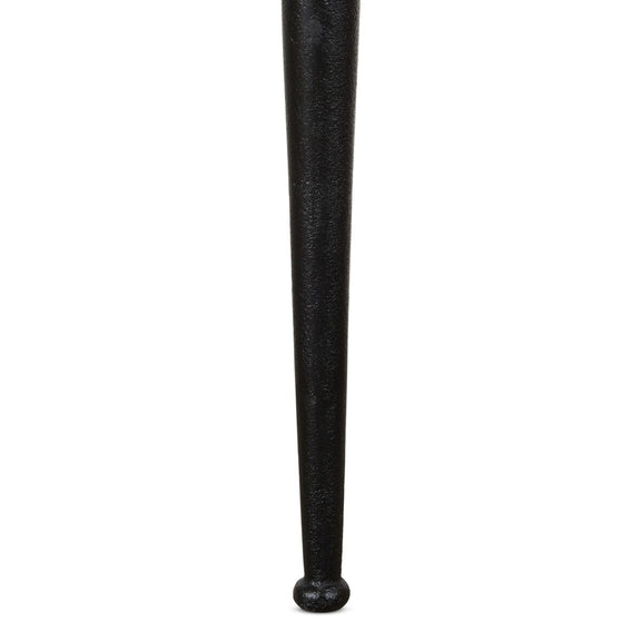 Lois Demilune Console Table - Textured Iron