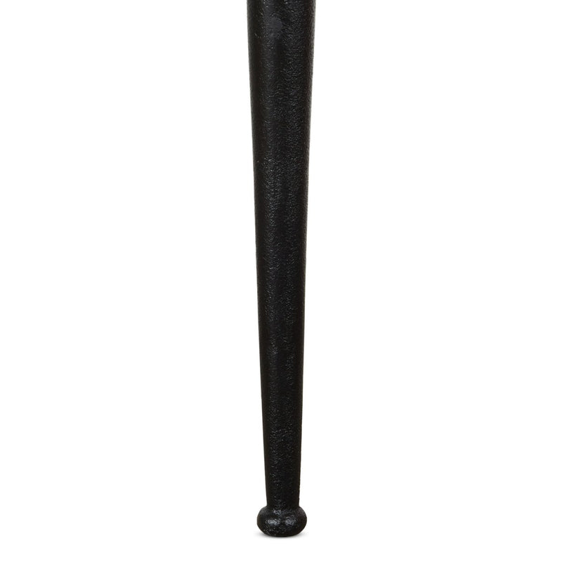 Lois Demilune Console Table - Textured Iron