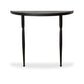 Lois Demilune Console Table - Textured Iron