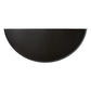 Lois Demilune Console Table - Textured Iron
