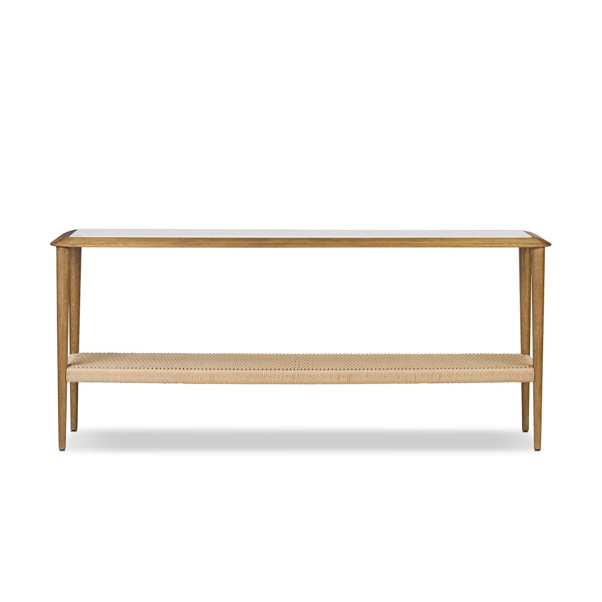 Carmelo Console Table - Tempered Glass