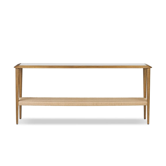 Carmelo Console Table - Tempered Glass