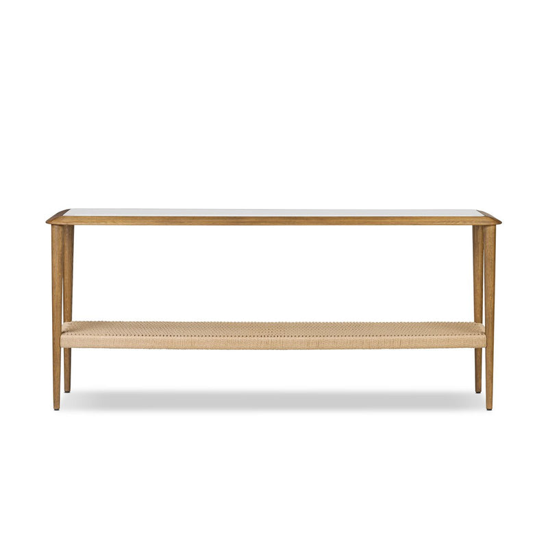Carmelo Console Table - Tempered Glass