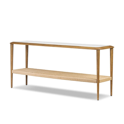 Carmelo Console Table - Tempered Glass