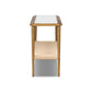 Carmelo Console Table - Tempered Glass