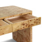 Mullins Desk - Natural Mappa Burl