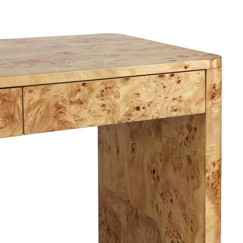Mullins Desk - Natural Mappa Burl