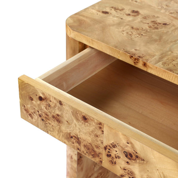 Mullins Desk - Natural Mappa Burl