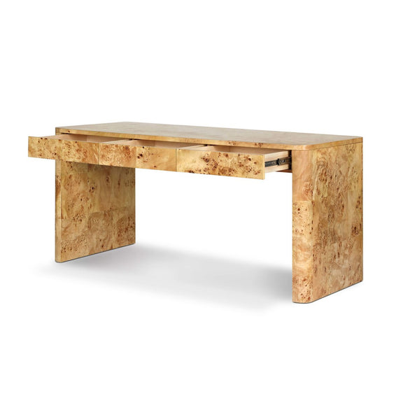Mullins Desk - Natural Mappa Burl