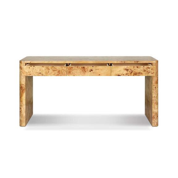 Mullins Desk - Natural Mappa Burl