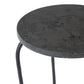 Nina End Table - Grey Italian Marble