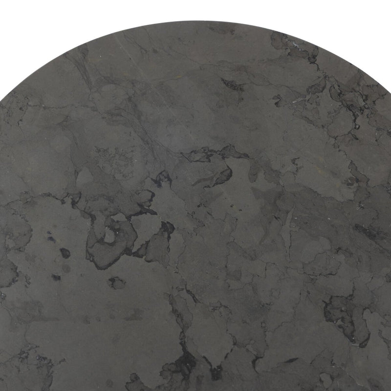 Nina End Table - Grey Italian Marble