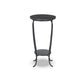Nina End Table - Grey Italian Marble