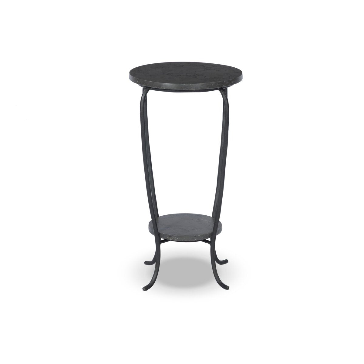 Nina End Table - Grey Italian Marble