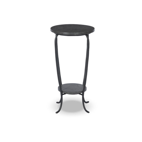 Nina End Table - Grey Italian Marble