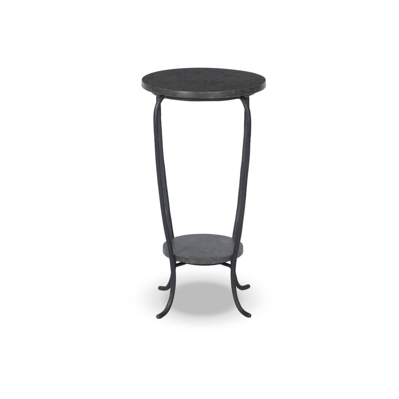 Nina End Table - Grey Italian Marble