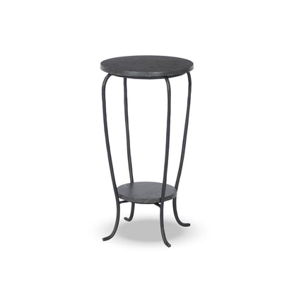 Nina End Table - Grey Italian Marble
