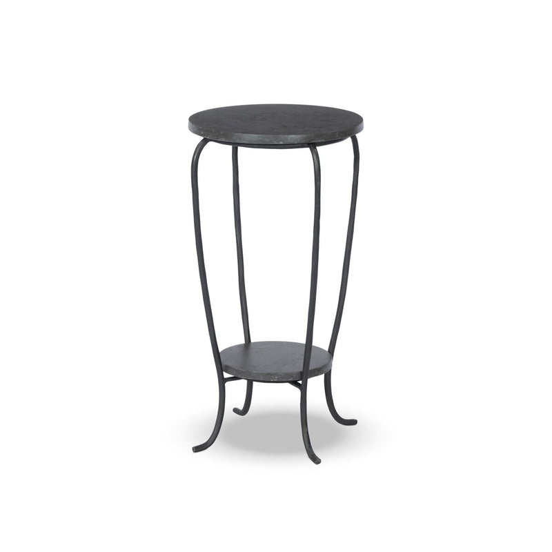 Nina End Table - Grey Italian Marble