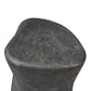 Bomba Tall End Table - Textured Black Concrete