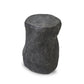 Bomba Small End Table - Textured Black Concrete