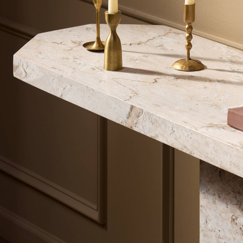 Argos Console Table - Sand Marble