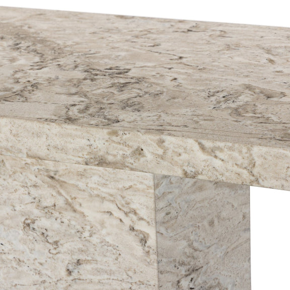 Argos Console Table - Sand Marble