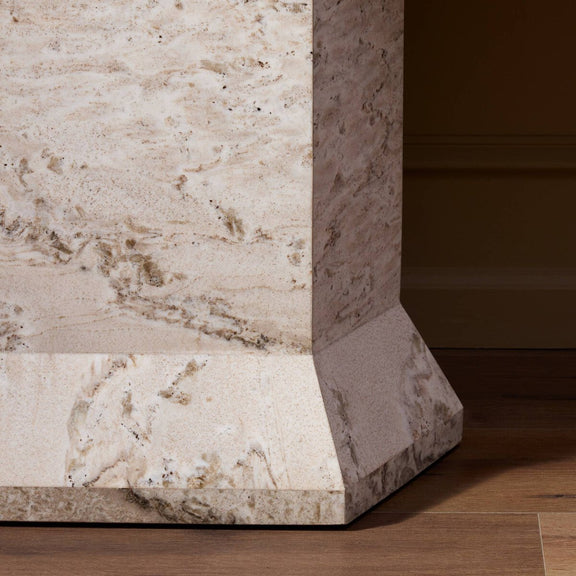 Argos Console Table - Sand Marble