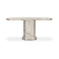 Argos Console Table - Sand Marble