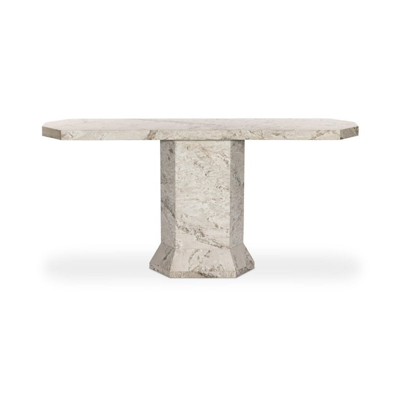 Argos Console Table - Sand Marble