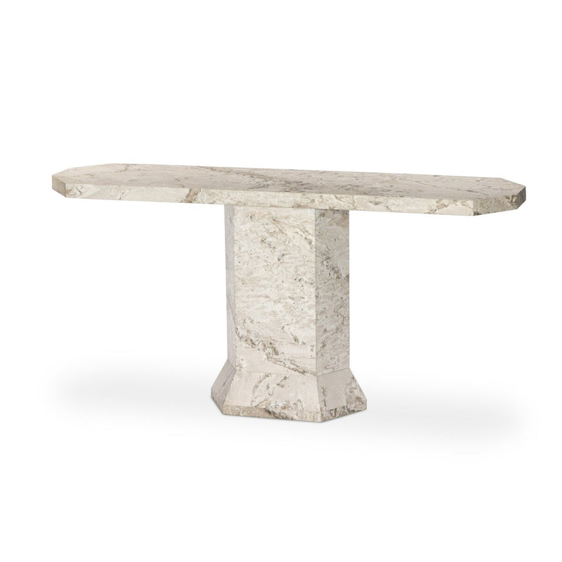Argos Console Table - Sand Marble