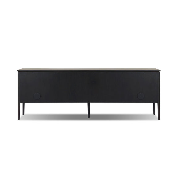 Dawn Media Console - Black Raffia