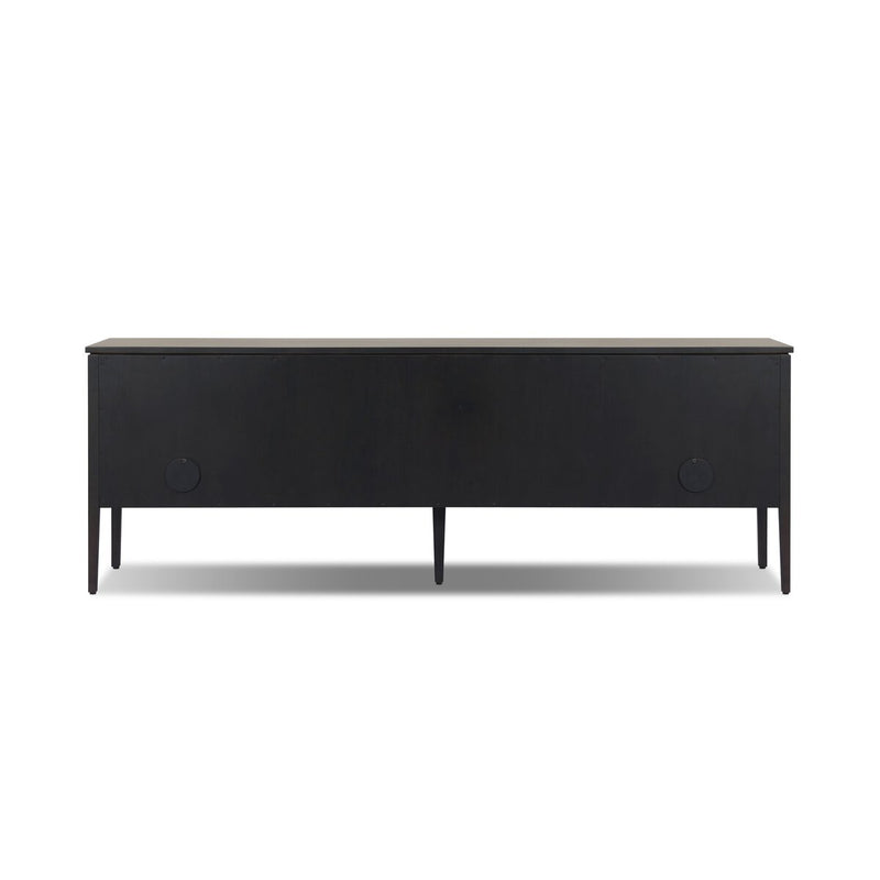 Dawn Media Console - Black Raffia