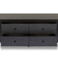 Dawn Media Console - Black Raffia