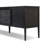 Dawn Media Console - Black Raffia